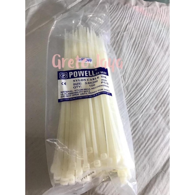 

Open DS] (20 cm) Pengikat Kabel Cable Cabel Tis Ties Tie 20 cm Murah Bagus