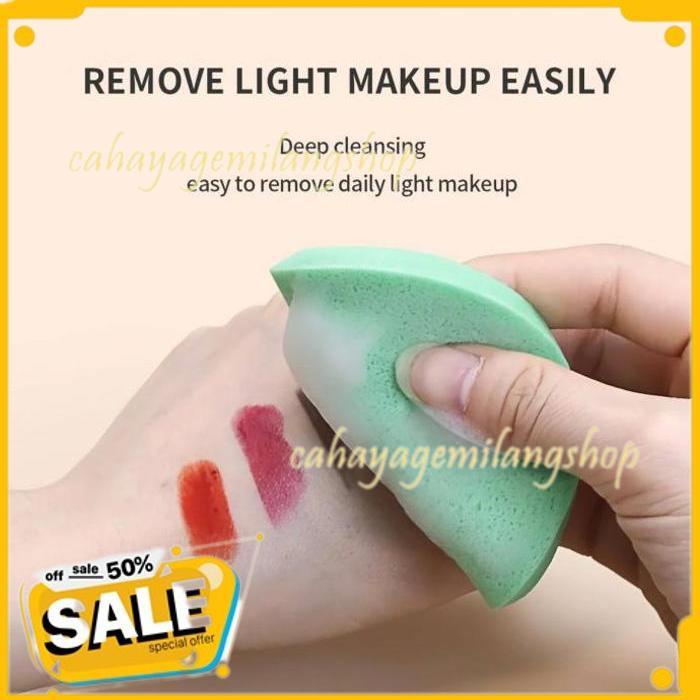SPON FACIAL/SPONGE STIK/SPON KENTANG/SPON PEMBERSIH WAJAH- 100040 