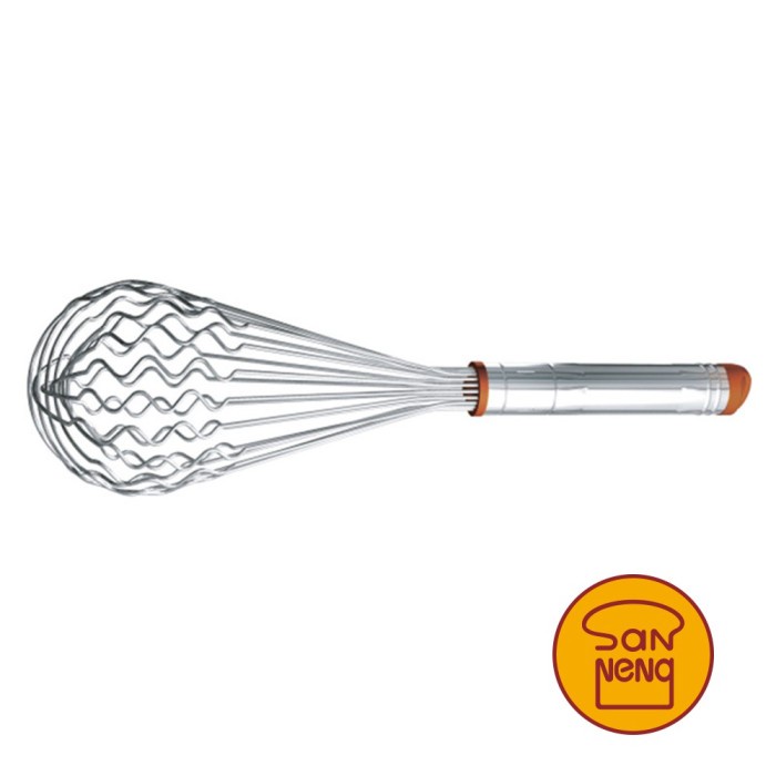 

Sanneng SN4916 - Wavy Whisks-Stainless Steel Handle 9" (Electrolysis)