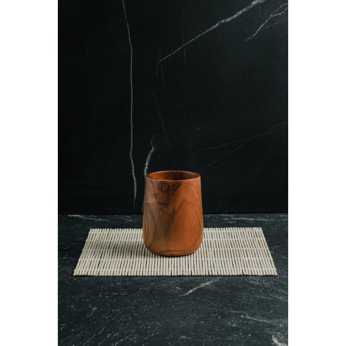 

Dorado Sakura Wooden Tea Cup / Gelas Kayu Japanese Style 7x10cm