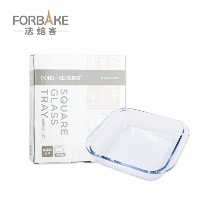 

Forbake FB58022 - Square Glass Bake Tray / Oblong Dish / Mangkok Kaca