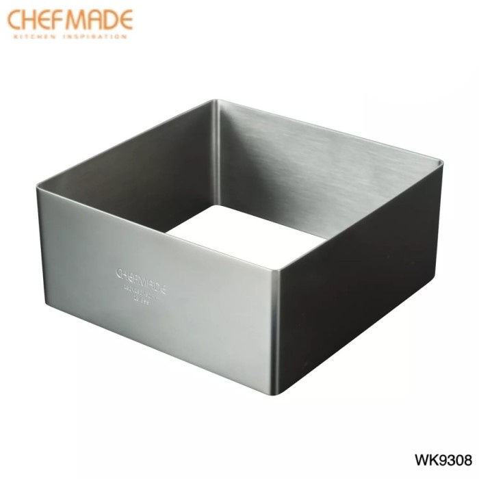 

Chefmade WK9308 - Square Ring Mousse 18cm / Cetakan Kue