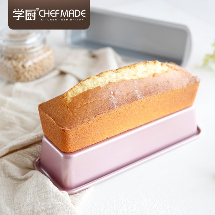 

Chefmade WK9800 - 28cm Non-Stick Pound Cake Mould / Loyang Roti / Kue