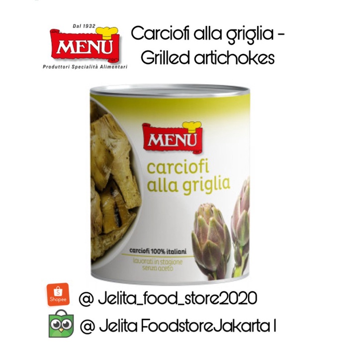 

Menu Artichoke Grilled 780gr