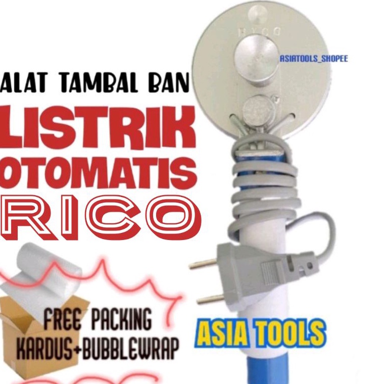 Pemanas Alat Tambal Ban Listrik OTOMATIS ORI RICO / HOT PRESS / Alat Tambal Ban ELEKTRIK 9772
