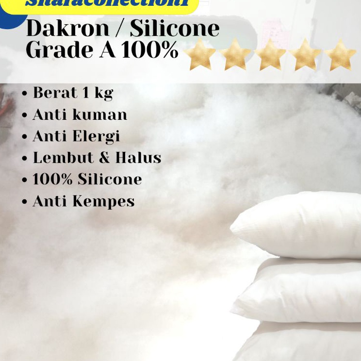5.5 COD [PROMO] DAKRON / Silicone Grade A 1 Kg