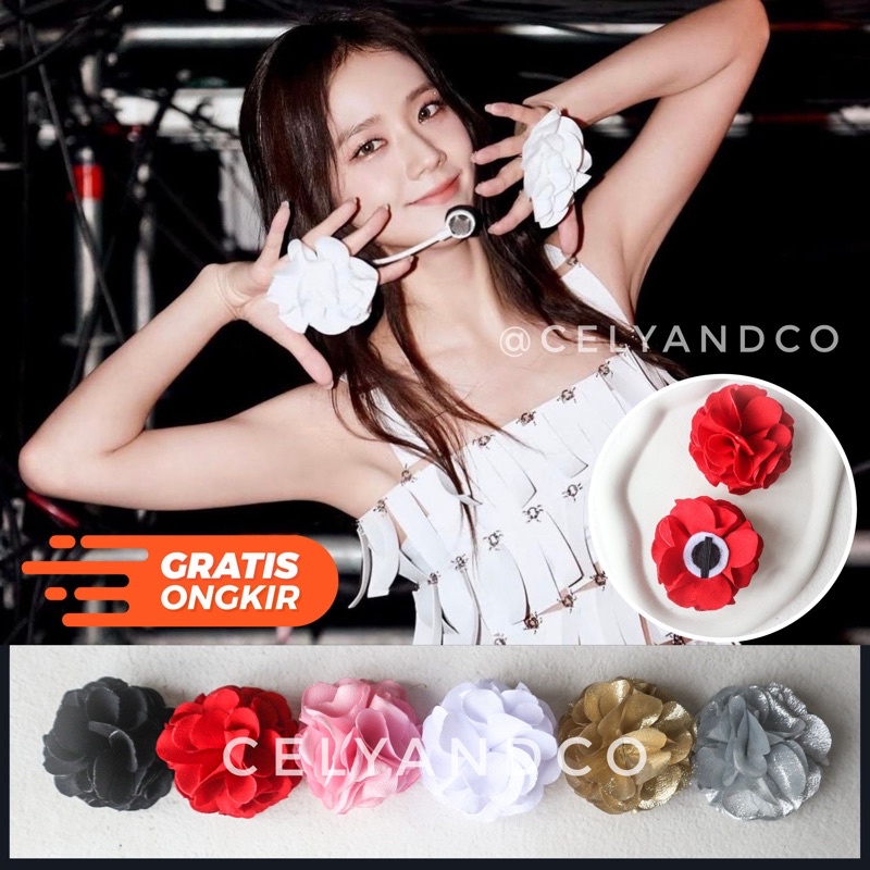 [PREMIUM] Cincin JISOO Flower Ring Blackpink (2PC)