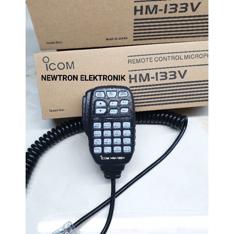 Miliki Mic HM133V Rig ICOM IC2300 IC2200 IC-2200 IC-2300H IC 2300 HM-133V Ptt Extramic Microphone Mi