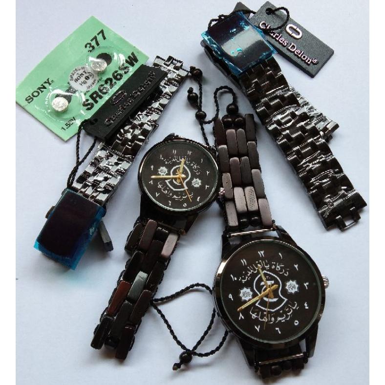 Ready Jam Tangan Couple Tali Kaoka,Kokka,Kaokah [ Tahan Air ] Free Pasang Nama