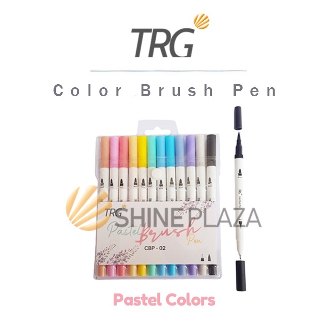 

✨TERBARU✨ Color Brush Pen Pastel 12 Warna - Pena Kuas Warna TRG CBP-02 gas !!