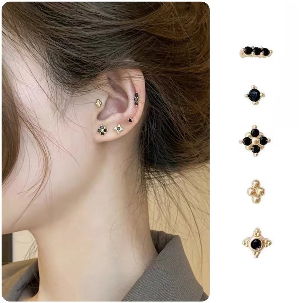 Anting Tusuk Mini Wanita Korean Style Fashion - Aksesoris Wanita Anting Import