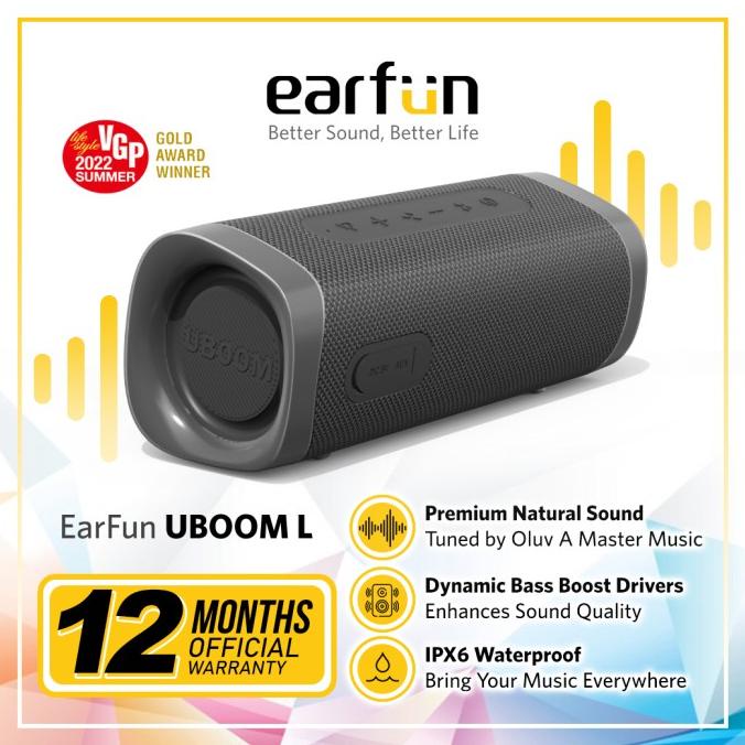 Best Seller EarFun UBOOM L - JumboBass Portable Bluetooth Speaker