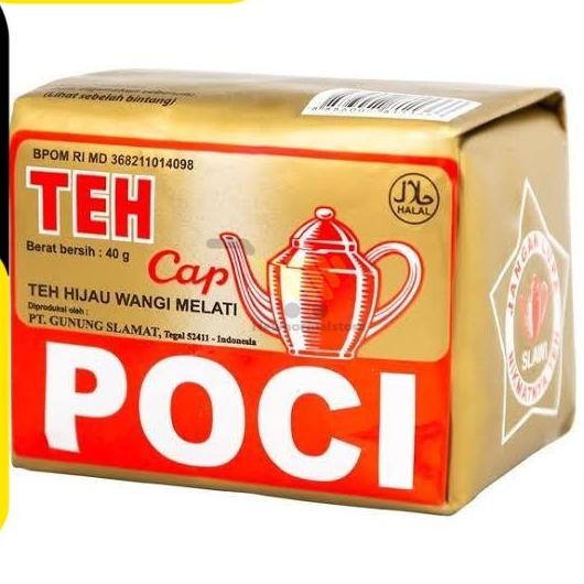 

Teh Cap Poci 40 Gram Kuning / Teh Wangi Bunga Melati Khas Solo