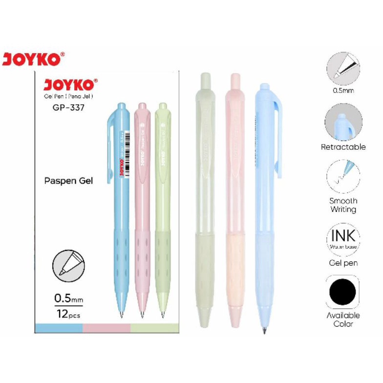 

Serbuuuu.. Pulpen JOYKO PASPEN Gel Pen GP-337 0.5mm - 12 PCS 07F