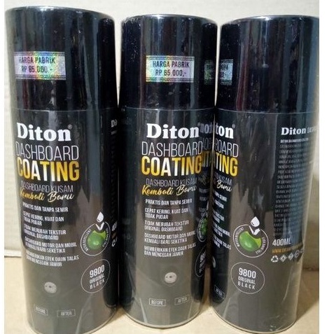 (E☎S8.♫] Diton DASHBOARD COATING Original Black 9800 Pilok Pilox Cat Diton Dashboard Coating 400ml O