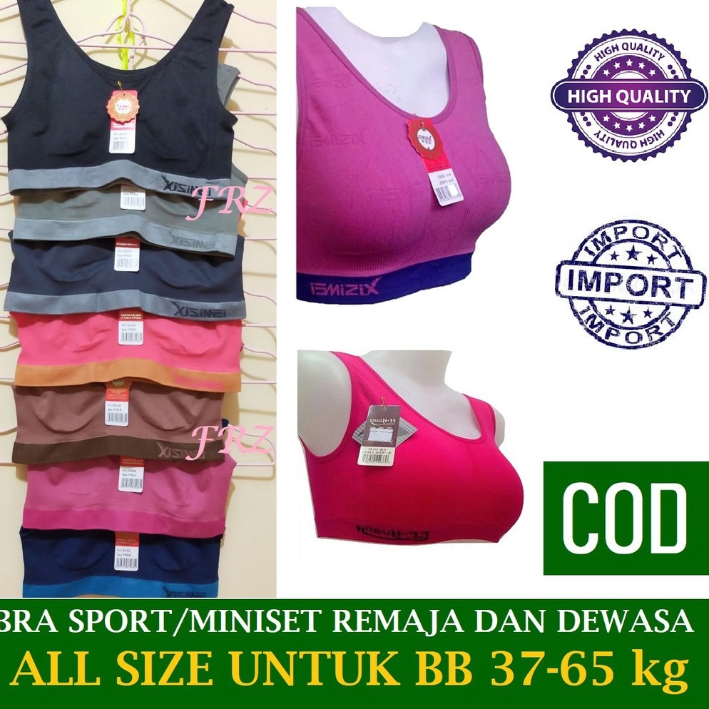 (A㊚27✪] BRA SPORT IMPORT MINISET DEWASA DAN REMAJA Mini Set berkualitas