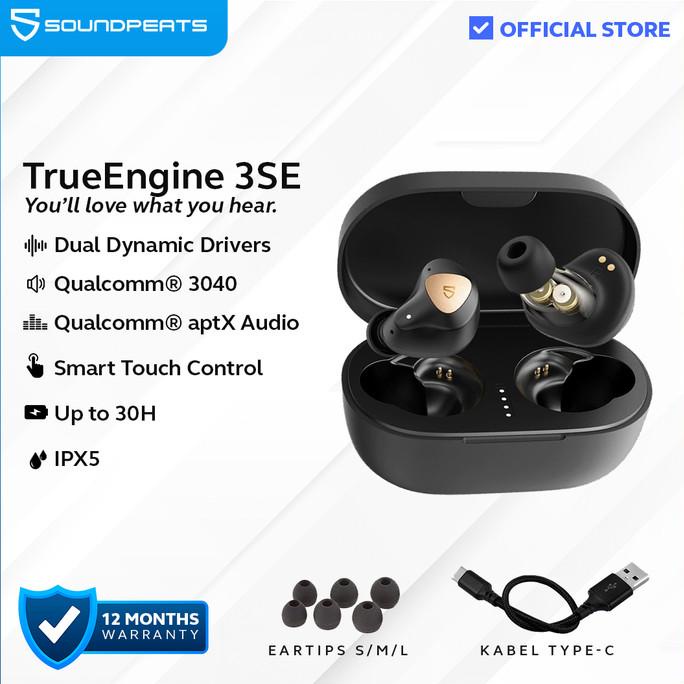 Best Seller SoundPEATS Trueengine 3SE TWS Headset Bluetooth aptX True Engine
