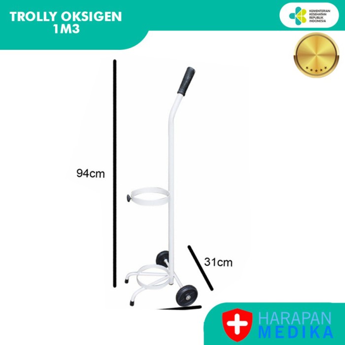 Best Seller Troli Tabung Oksigen Troly Trolley Tabung Oksigen 1M3