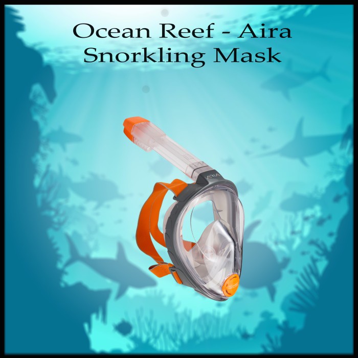Best Seller Ocean Reef Aria Full Face Snorkling Mask Alat Selam Buy 1 Get 1 Free