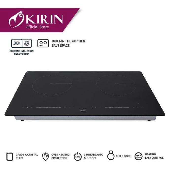 Sale Promo !!! Kirin Kompor Tanam Induksi Keramik 2 Tungku Kic-2502H Yukanatarika
