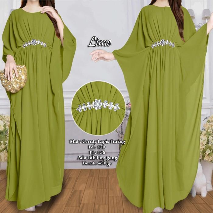 Kaftan Modern Terbaru Muslim Cantik Kaftan Busui Ceruty Premium Rehana
