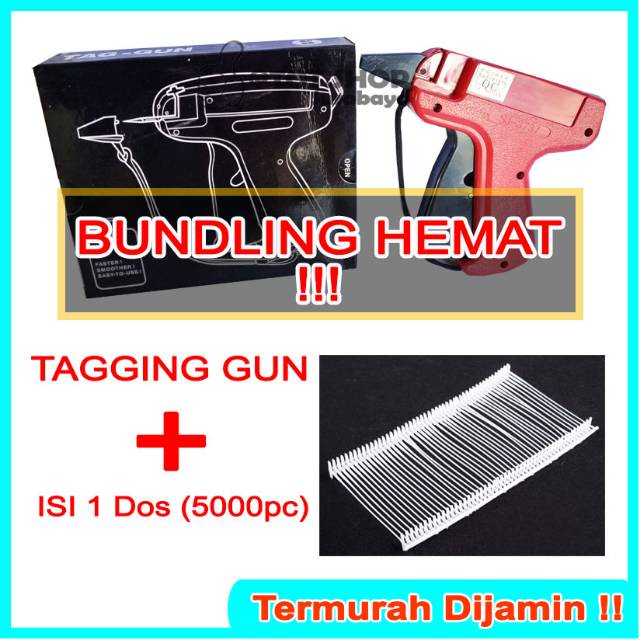

BUNDLING HEMAT! TAGGING GUN TANAKA + ISI 5.000 PCS PASTI MURAH TAGGUN TAG GUN