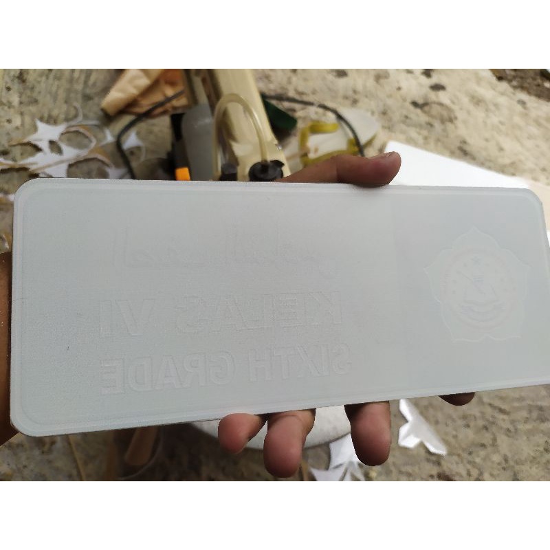

PAPAN NAMA RUANG AKRILIK SATU SISI COSTUM