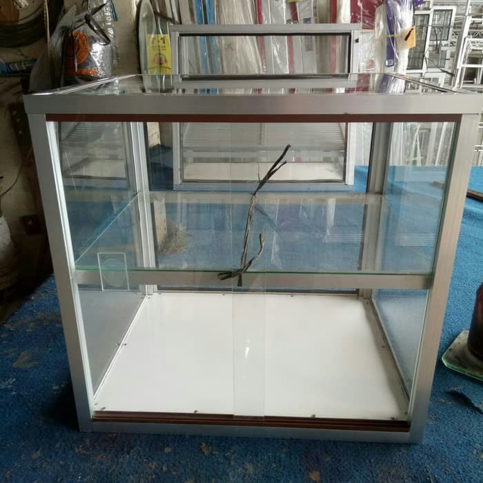 Terlaris Etalase Aluminium Makanan/Pajangan/Dagang