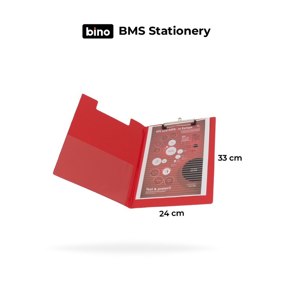 

[BMS SURABAYA] PAPAN JALAN BANTEX CLIPBOARD DENGAN COVER / PENUTUP A4 #4240