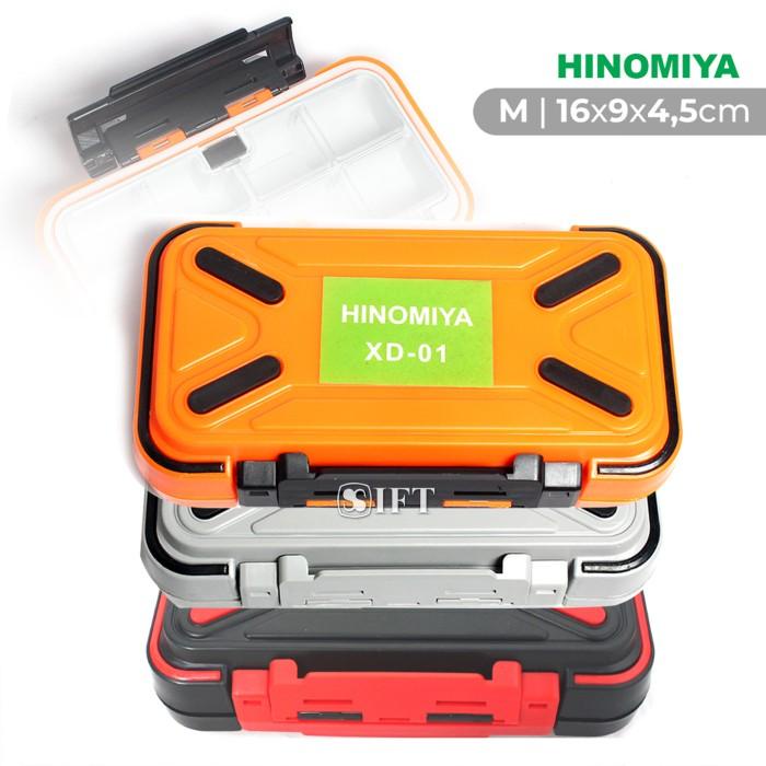Terlaris Kotak Kail Hinomiya Waterproof Box Xd-01 (M) | 2 Sisi