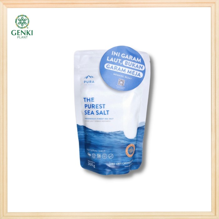 

Pura Purest Sea Salt Fine / Garam Laut Natural Halus - 300 G
