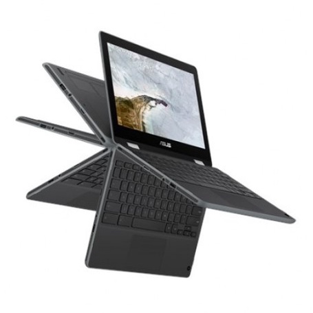 LAPTOP ASUS FLIP CHROMEBOOK 2IN1 TOUCH C214MA N4020 4GB 160GB 11.6 GRY