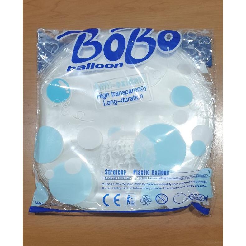Diskon Balon Bobo 18 20 24 Inch Balon Pvc Per Pak Isi 50 Lembar / Bobo Biru