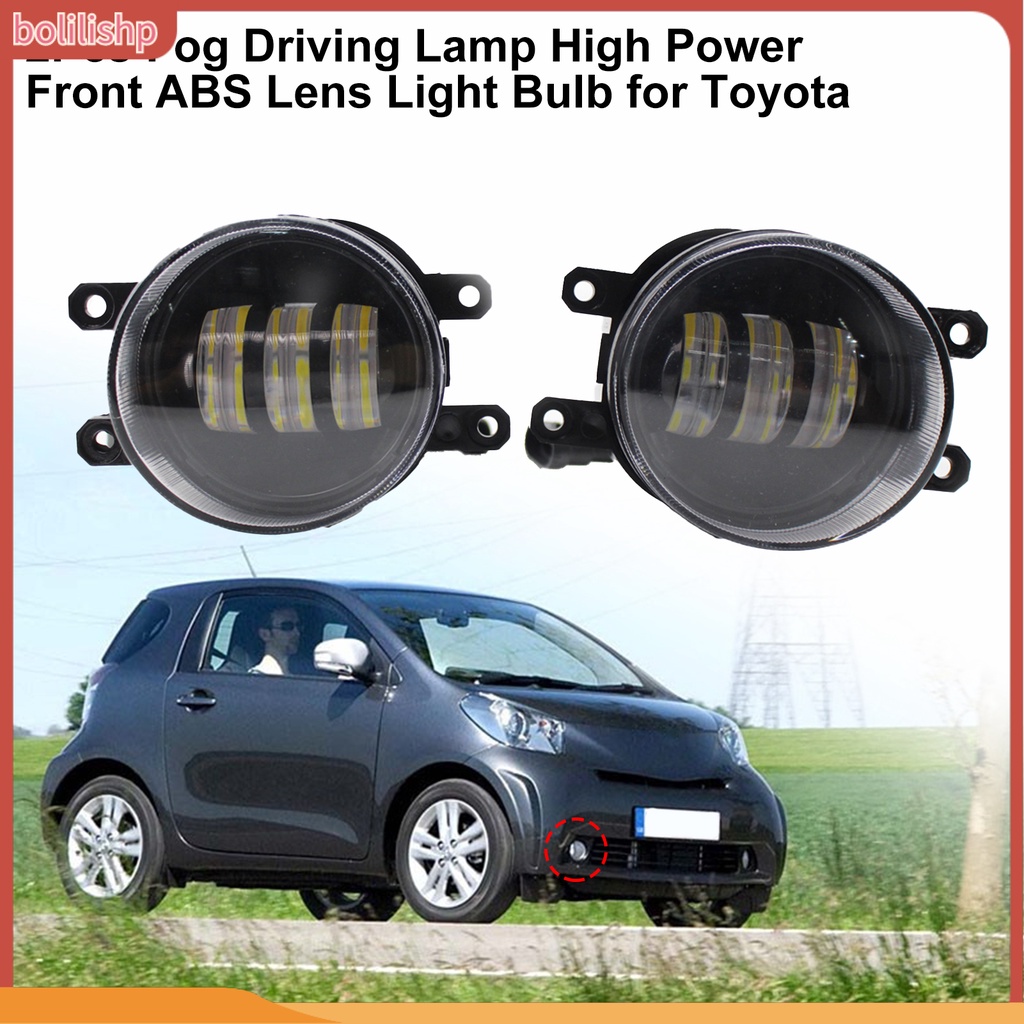 &lt;Bolilishp&gt; 2pcs Lampu Kabut Depan Abs High Power 81210-0d040 81220-0d040 81210-0d042 Untuk Toyota