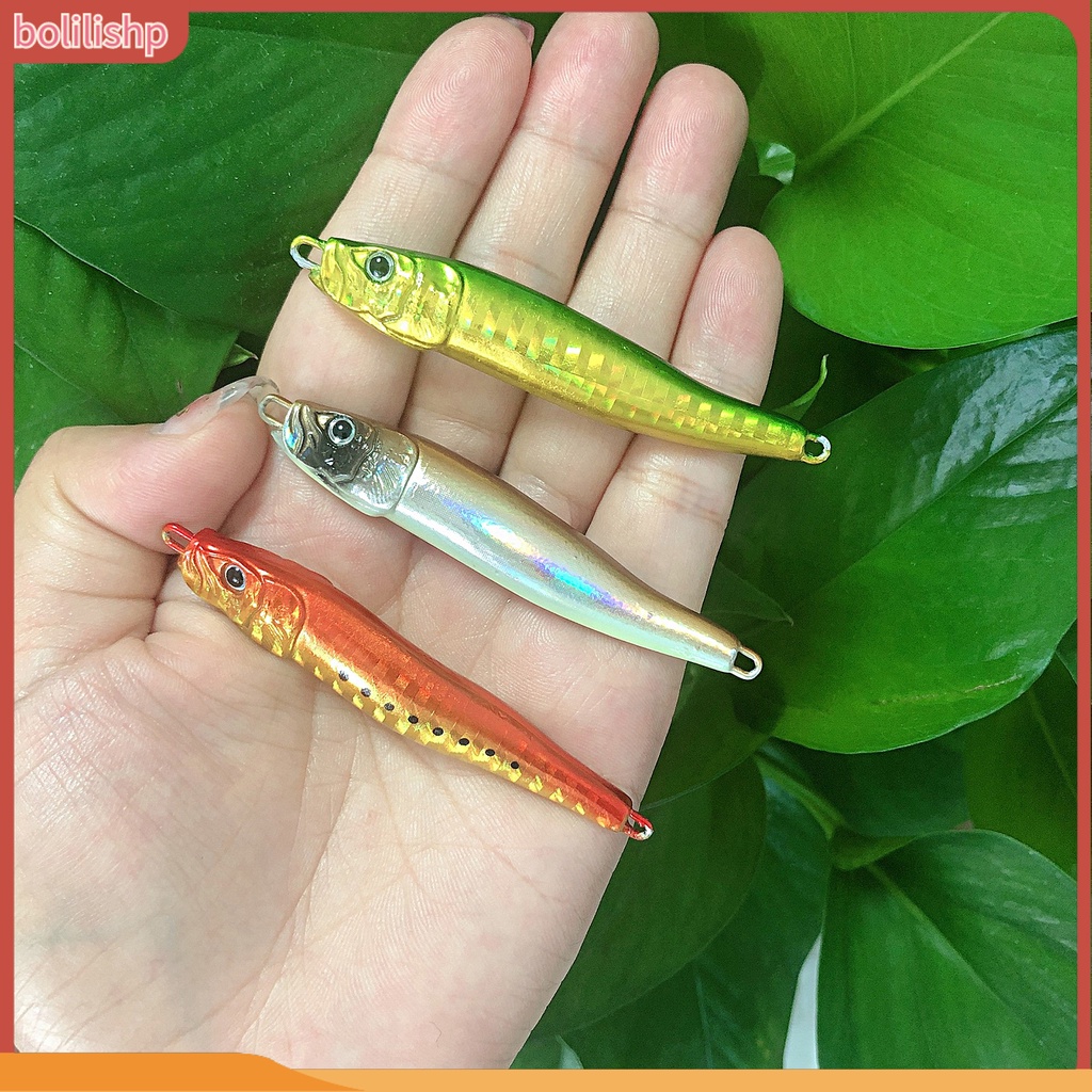 [Bolilishp] 40g/65mm Umpan Pancing Berbentuk S Simulasi Kait Ganda Lapisan Reflektif 3D Fisheyes Panjang Pengecoran Buatan Jigging Umpan Peralatan Memancing