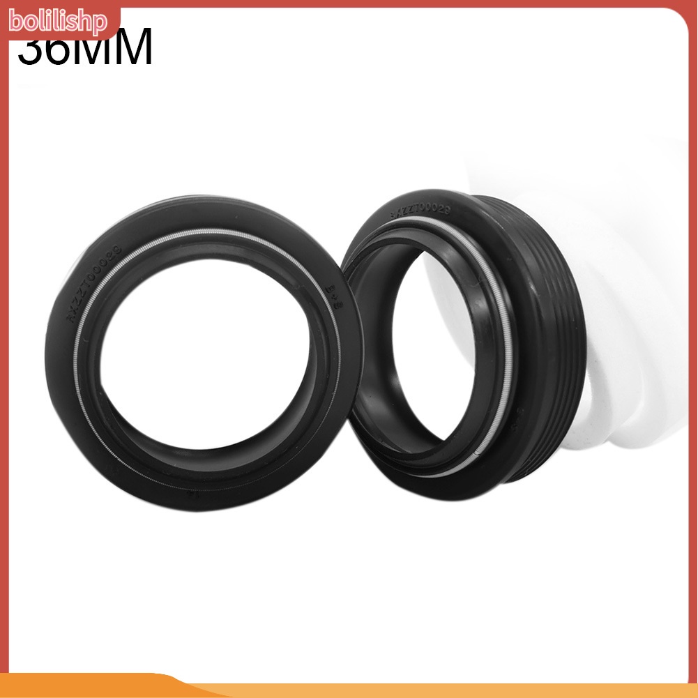 &lt;Bolilishp&gt; 2Pcs Bike Bicycle Front Fork Dust Seal with Sponge Ring for Fox Rockshox Xfusion