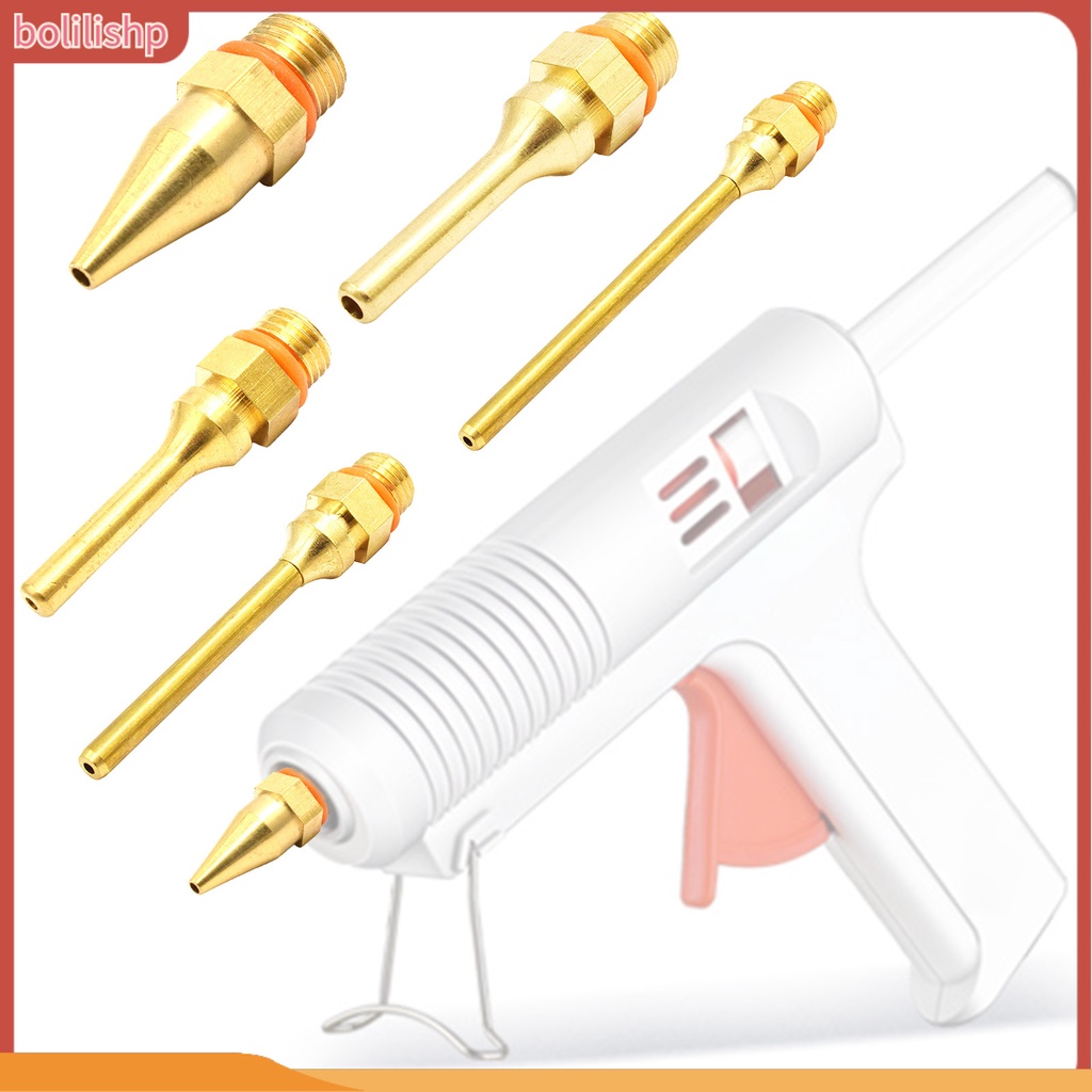 &lt;Bolilishp&gt; Nozzle Lem Tembak Warna Emas Efisien Tahan Lama Untuk Rumah