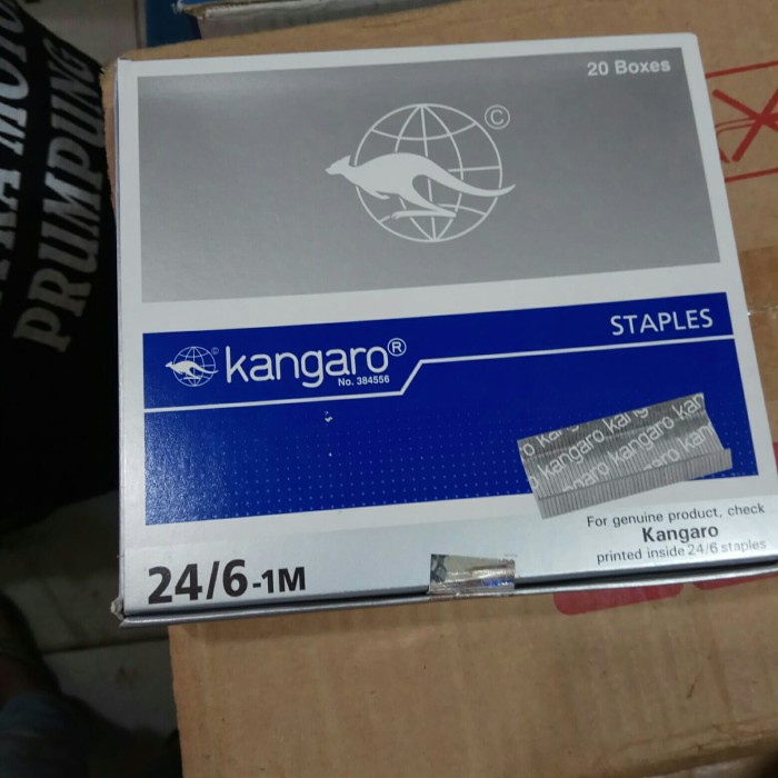 

Isi Staples Kangaro No.24/6 setara No.3