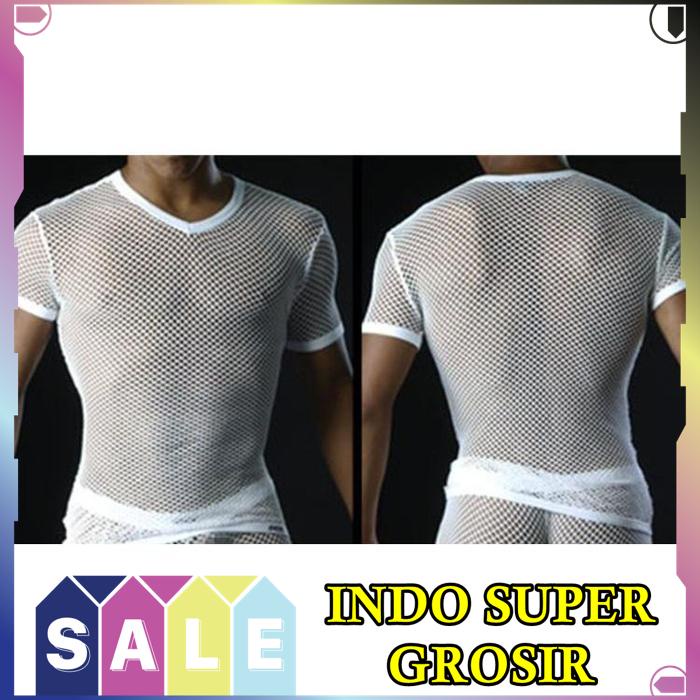 KAOS GYM PRIA TRANSPARAN / KAOS GYM KAOS PRIA JALA TRANSPARENT. KAOS GYM PRIA TRANSPARAN / KAOS GYM 