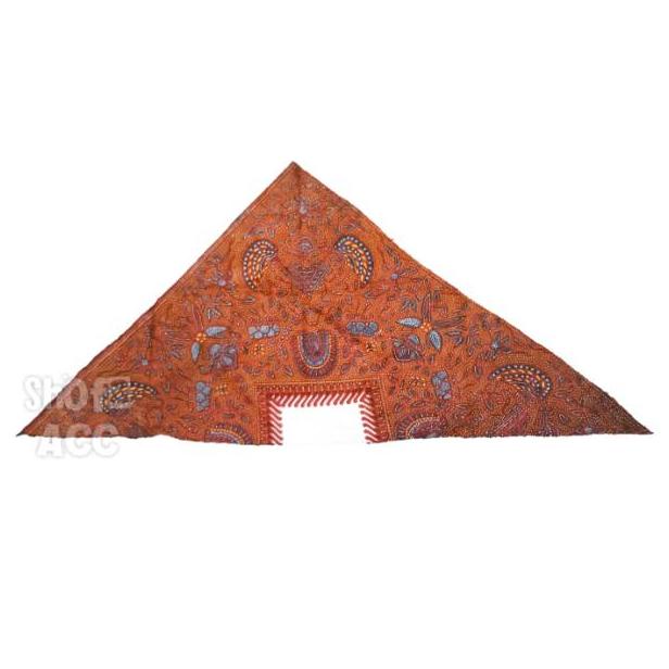 BAYAR DITEMPAT KAIN UDENG IKAT KEPALA SEGITIGA / KAIN IKET SLAYER PANJANG SEGITIGA MOTIF BATIK KHAS 