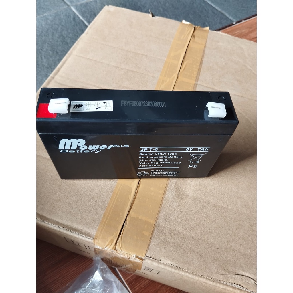 aki Mobil mainan anak battery kayaba 6v 7ah baterai motor mainan 6VOLT 7amper aki pliko pmb mpower