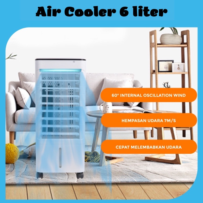 Cooling Air Cooler 6 Liter Mini Portable Aikostar Pendingin Ruangan Terbaik