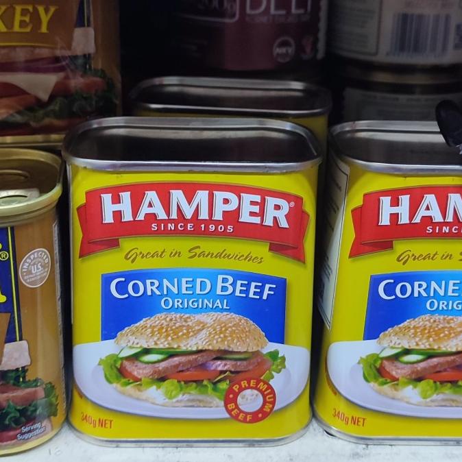 

monggo] HAMPER CORNED BEEF ORIGINAL 350 gr kornet sapi