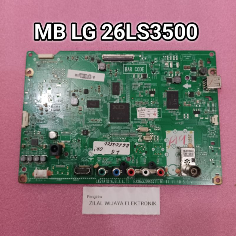 LG 26LS3500 - MB - MAINBOARD - MOTHERBOARD - MOBO - MESIN TV - MB TV LG - TV LG