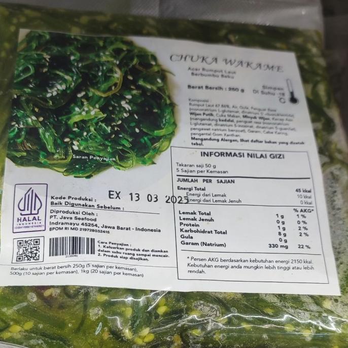

/////] CHUKA WAKAME 250 gr acar rumput laut berbumbu dengan wijen putih beku