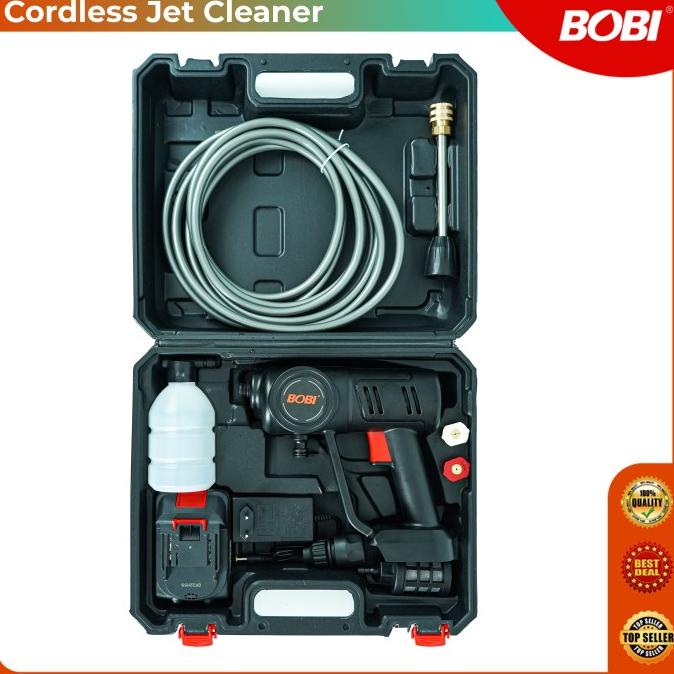 Jet Steam Cleaner Cordless Steele Sg-08 - Set Alat Cuci Mobil 48Volt