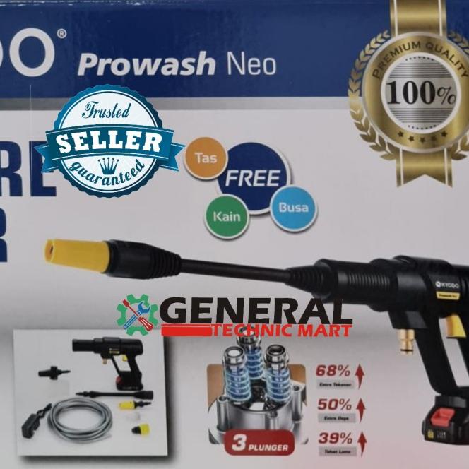 Jet Cleaner Cordless Dc Kyodo Prowash Neo Alat Cuci Motor Mobil Ac