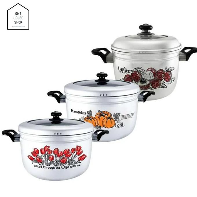 Panci Steamer Dandang Kukusan Aluminium 30 cm Maspion Pancaguna