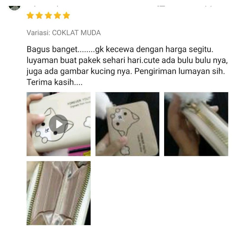 DOMPET WANITA + POM POM | DOMPET KARTU | DOMPET KOIN