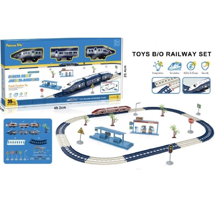 Kereta Api Mainan Railway Kereta Api Track Set Shinkansen Kereta Cepat